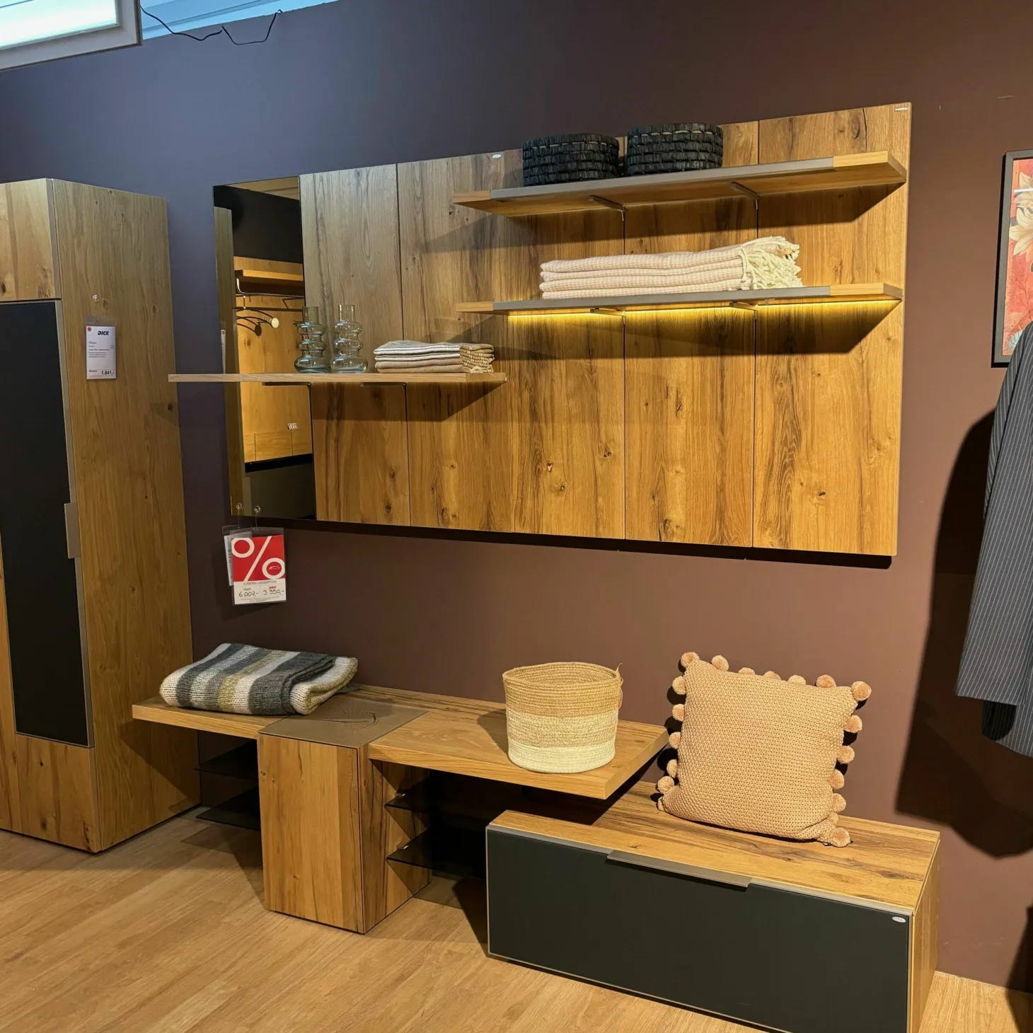 Diele Voglauer V-Alpin Eiche Altholz Mit Spiegel