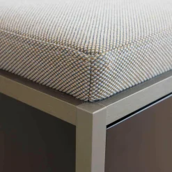 Dielenmöbel Dita Schwarz Stoff Steelcut Trio 3 176