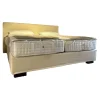 Doppelbett Basis Stoff 11-10318 Gr. 1 Füße QF10 71L Eiche Wenge Lackiert Mit Integrierter Unterfederung