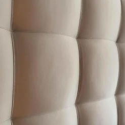 Doppelbett Somnus IV Stoff Beige Kopfteil Manhattan Inklusive Matratze Und Topper