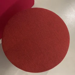 Drop Hocker Stapelbar Bezug Fidivi Laser J Flash 9421 Rot/Schwarz Gestell Lack Schwarz