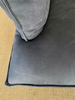 Eckbank Sequoia Leder Comoscio 10 Grau