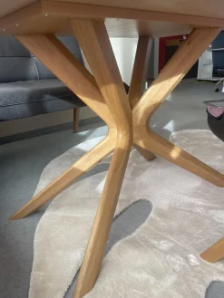 Eckbankgruppe Innen Leder Schwarz Außen Filz Anthrazit Gestell Eiche Natur Inklusive Tisch Und Stühle