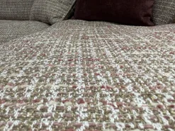 Eckgarnitur SO Dallas PL OTR Stoff Be Trendy 1673 Rose Rot Braun Inklusive Kissen