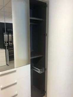 Eckschrank Horizont 10 Polarweiß Innen Leinenoptik