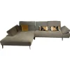 Ecksofa 24405 Stoff 3 Pepper S2298 Grau