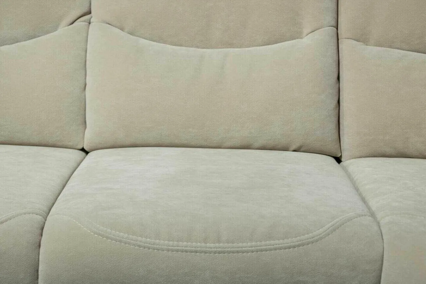 Ecksofa 1951 Stoff Nuvano Sand Beige Relaxfunktion