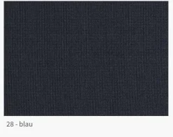 Ecksofa 15278 Taoo Stoff W61 28 Blau Grau Füße F2M Metallfuß Glänzend Mit Kopfteil Und Sitztiefenverstellung