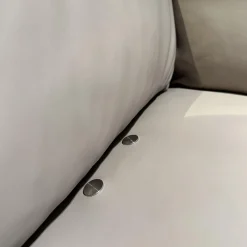 Ecksofa 05550001 XC Leder Touch J Stone Beige Fuß Aluminium