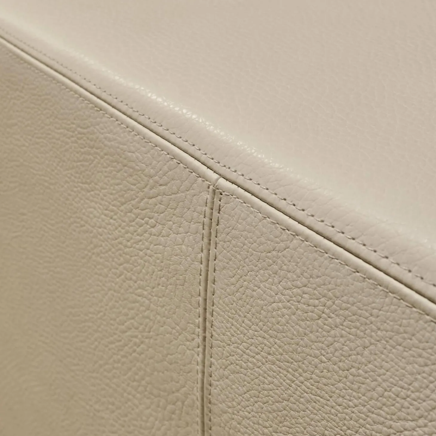 Ecksofa Alba Leder Volume 5622 44 Weiß Mit Kopfstütze