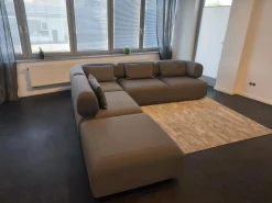 Ecksofa All Together Stoff 4057 0096 Grau Inklusive Hocker