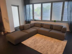 Ecksofa All Together Stoff 4057 0096 Grau Inklusive Hocker