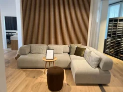 Ecksofa All Together Stoff 4499 90 Grau Füße Kunststoffgleiter Schwarz Mit Kissen