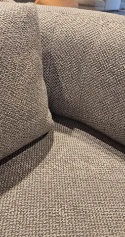 Ecksofa All Together Stoff 44 0093 Grau mit 4 Kissen