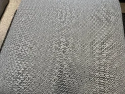 Ecksofa Belt Stoff Gemma Titanio D170 Marine Iron Grau mit Hocker