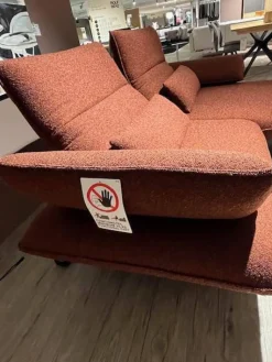 Ecksofa Ciao Bezug 16 Luando Rostbraun Rot Kupfer Braun Füße Metall Schwarz Pulverbeschichtet Mit Verstellungen Inklusive 2 Nierenkissen
