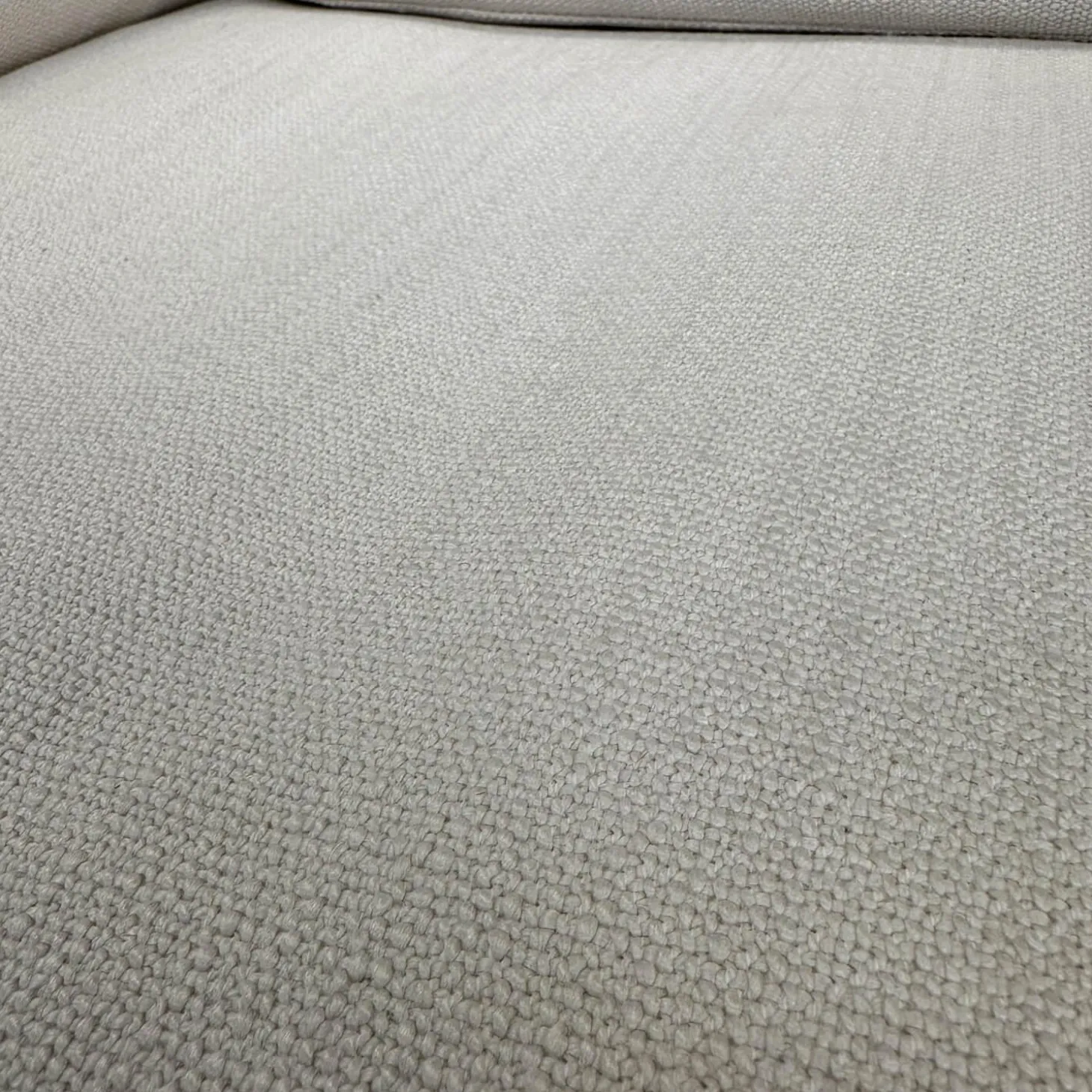 Ecksofa Conseta Bodenfrei Stoff 7149 Weiß Schmalfüße F04 Feinstruktur Stahl Mit Filtgleiter