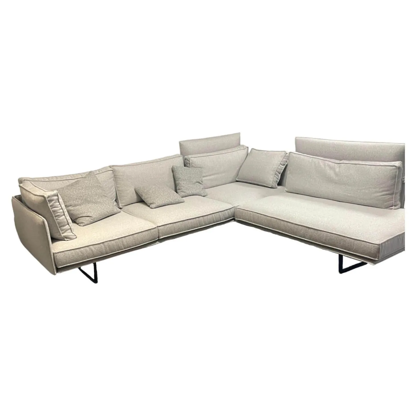 Ecksofa Cube Air Bezug Mara IP1763-181 Cube Lounge Parsolgrau