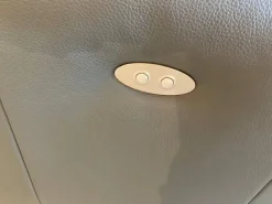 Ecksofa Denver Leder W2 Anthrazit Grau