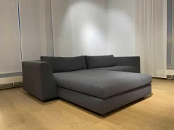 Ecksofa Exclusif Stoff B Unik Ardoise Grau