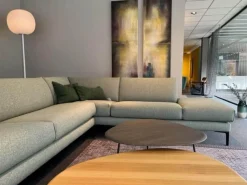 Ecksofa Fold Bezug 25849 Fresco 409 Celadon Füße Epoxy E1500 Granite Matt