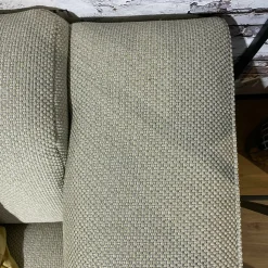 Ecksofa Freistil 187 Stoff 4072 Seidengrau Grau Füße Kunststoff Inklusive 3 Kissen