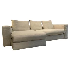 Ecksofa Hamptons Bezug Brescia 03 Beige