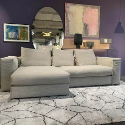 Ecksofa Hamptons Bezug Brescia 03 Beige