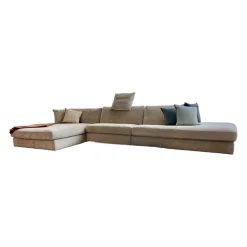 Ecksofa Inspiration Stoff Carson Cream Velvet 1 1336 071 Ohne Couchtisch