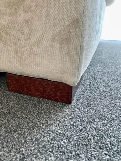 Ecksofa Inspiration Stoff Carson Cream Velvet 1 1336 071 Ohne Couchtisch