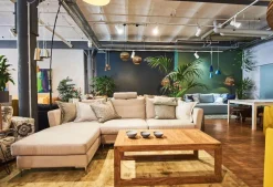 Ecksofa Little Makaha Stoff B Luxury 16 Fuß Metall Verchromt