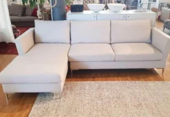 Ecksofa Little Makaha Stoff B Luxury 16 Fuß Metall Verchromt