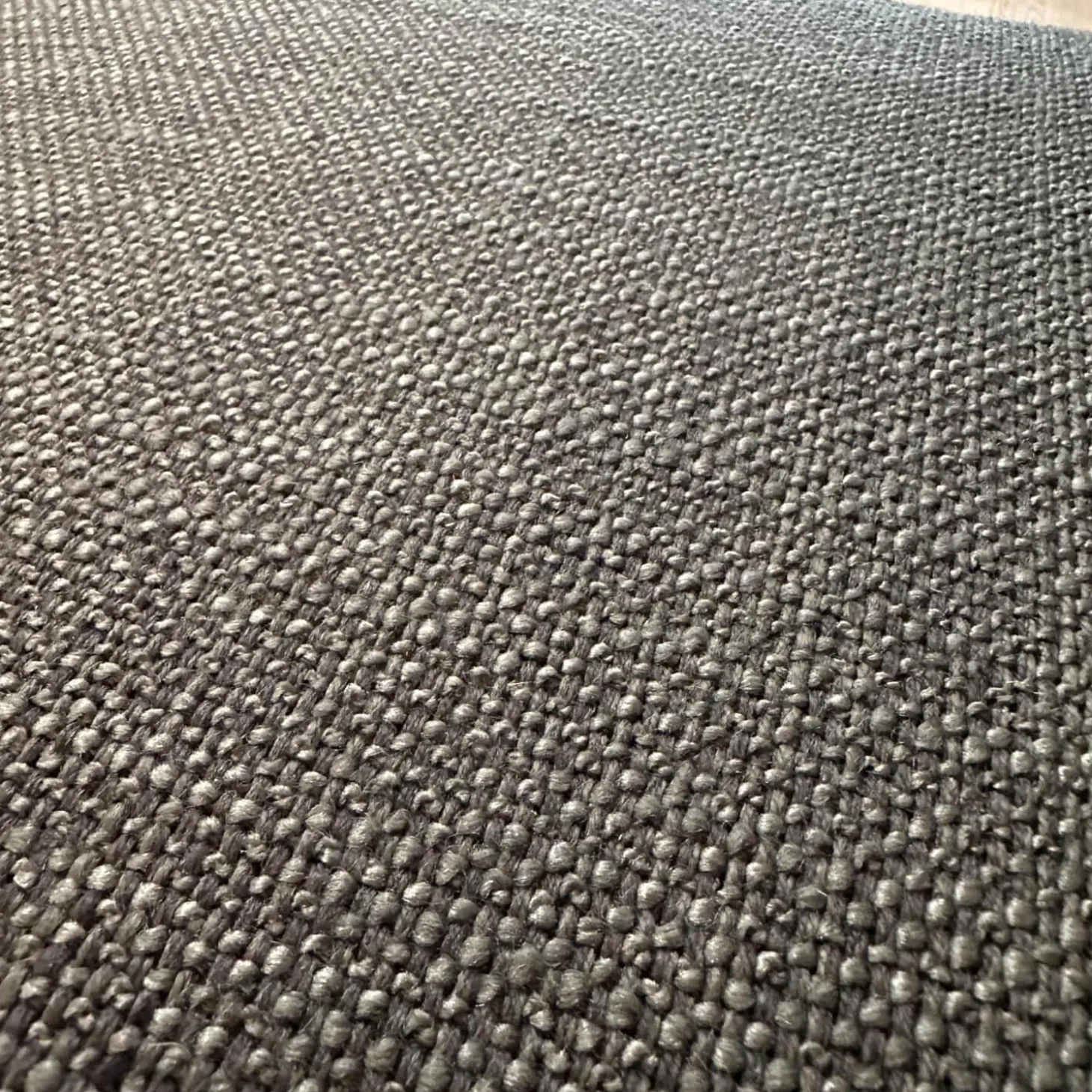 Ecksofa Living Landscape 755 Stoff Lucia 7680 Moonlight Grau Sockel Buche Schwarz Mit Side Table Massivholz Eiche