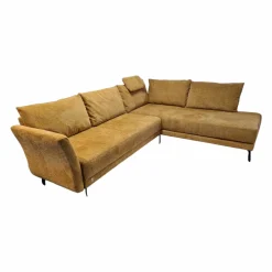 Ecksofa Mandy S672 Stoff 0740/05 Braun Orange