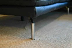 Ecksofa Mirabella Leder Aurelia Nightblue Blauz