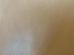 Ecksofa Modell Emily iLeder Cori Farbe Caramel Metall Armlehne Chrom mit Power Funktionen