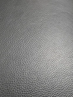 Ecksofa MR9120 Leder Montana Night Schwarz Füße Metall Schwarz Inklusive Kissen