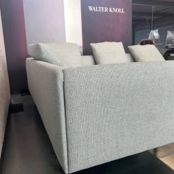 Ecksofa Muud Stoff Carré 7823 Moonlight Creme Kufen Metall Matt Schwarz Pulverbeschichtet Mit Filzgleitern