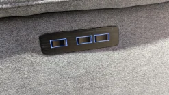 Ecksofa Nassau Stoff Denise Grau 5697.026 Füße Chrom