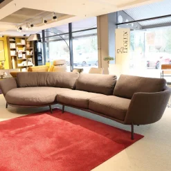 Ecksofa Rego Bezug Stoff Apollo 26986 Pluto Grau Füße Epoxy 450231 E2200 Nuit Silk