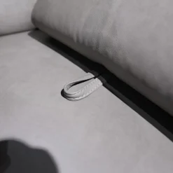 Ecksofa Relaxa 5 5 Leder Evita Smoke Grau Fuß Alusäulen Inklusive Drehsessel Komfort 3.0