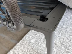 Ecksofa Ribes Outdoor Stoff Elisir Nature mit 7 Kissen