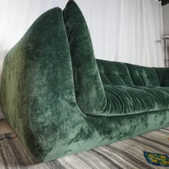 Ecksofa Soulmate Stoff Phil Dunkelgrün Mit Kissen Stoff Gray Dunkelgrün Und Phil Curry Orange Braun