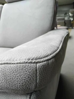 Ecksofa Triest Tahiti Stoff Holiday Alu mit 2 Kopfstütze