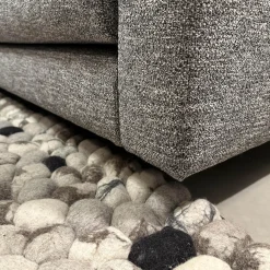 Ecksofa Vesna Stoff Vivid 08 Grau Von DePloeg Inklusive Kissen