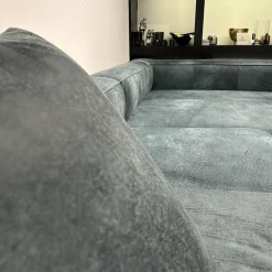 Ecksofa Wumms Typ 258 Leder Desperado Petrol 2120 17 Winkelstahlfuß Schwarz Matt Mit Fiunktionen