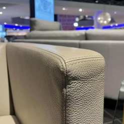 Einzelsessel CL 142.15 A Leder 43.400 Stone Drehteller Mit Rückholfunktion