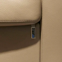 Einzelsessel Classic Leder 43.560 Fango Braun mit Drehteller