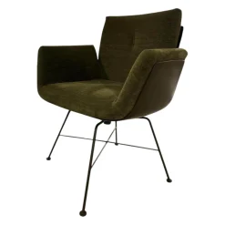 Einzelstuhl Alvo Stoff 8168 Moos Grün