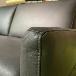 Elementgruppe Ortho Sedis 2.0 Anthrazit Leder Longlife Evita Anthrazit Metallfuß Schwarz